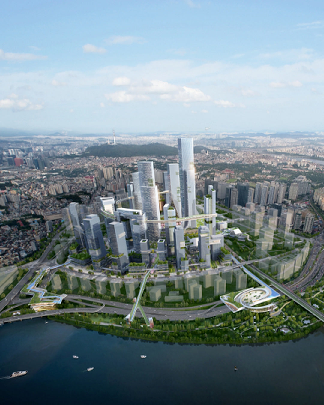 용산 옛 철도정비창, 100층 국제업무지구로 재탄생